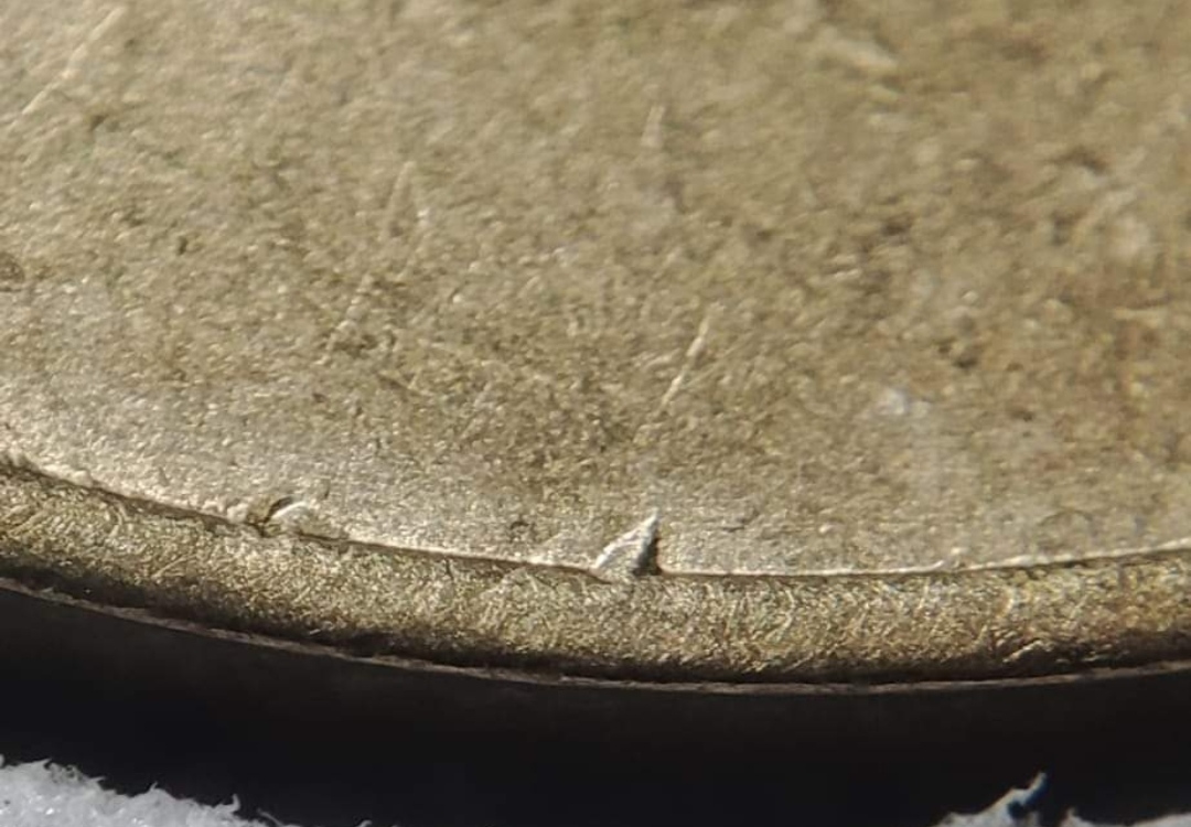 Essai-De-Frappe---Coin-Pattern---France--Die-Dent-